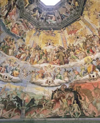 El Juicio Final, detalle de la cúpula del Duomo, 1572-79